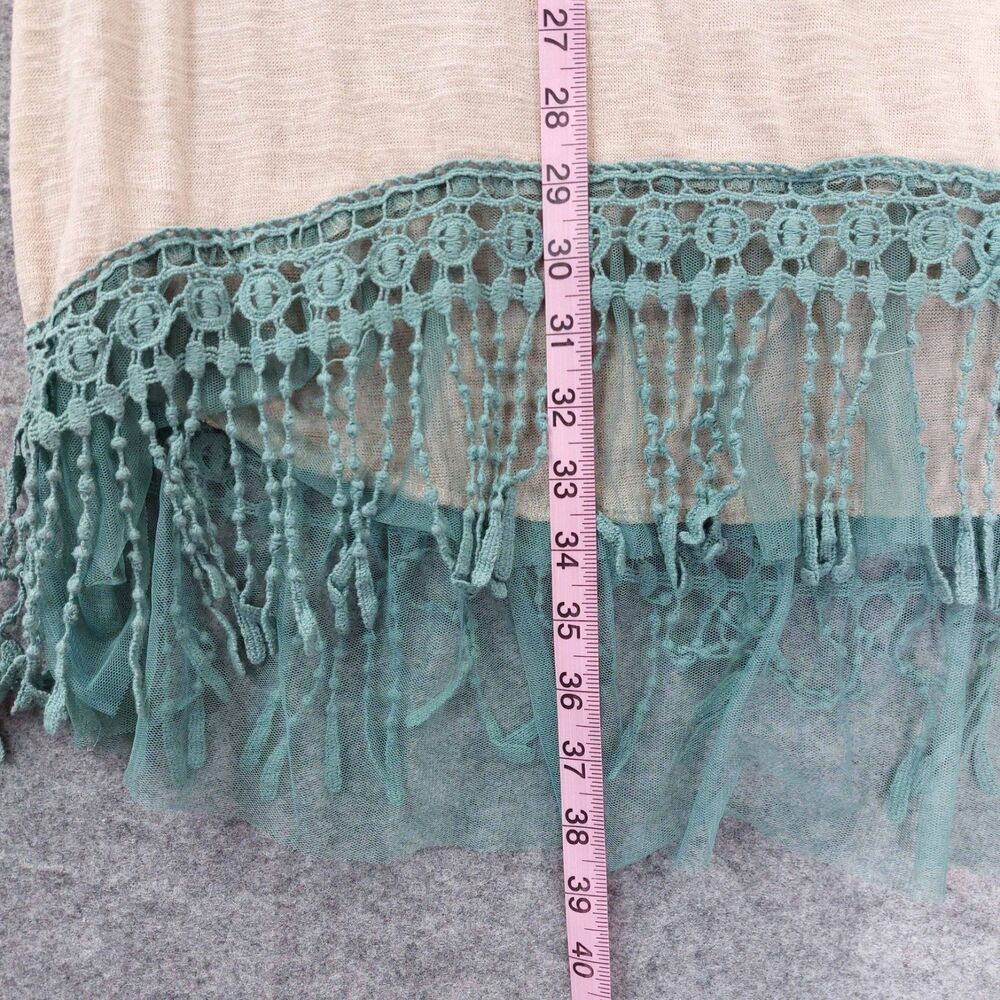 Southern Grace 2XL Life Is Better In Boots Tunic Top Lace Fringe Western Boho - Picture 6 of 9